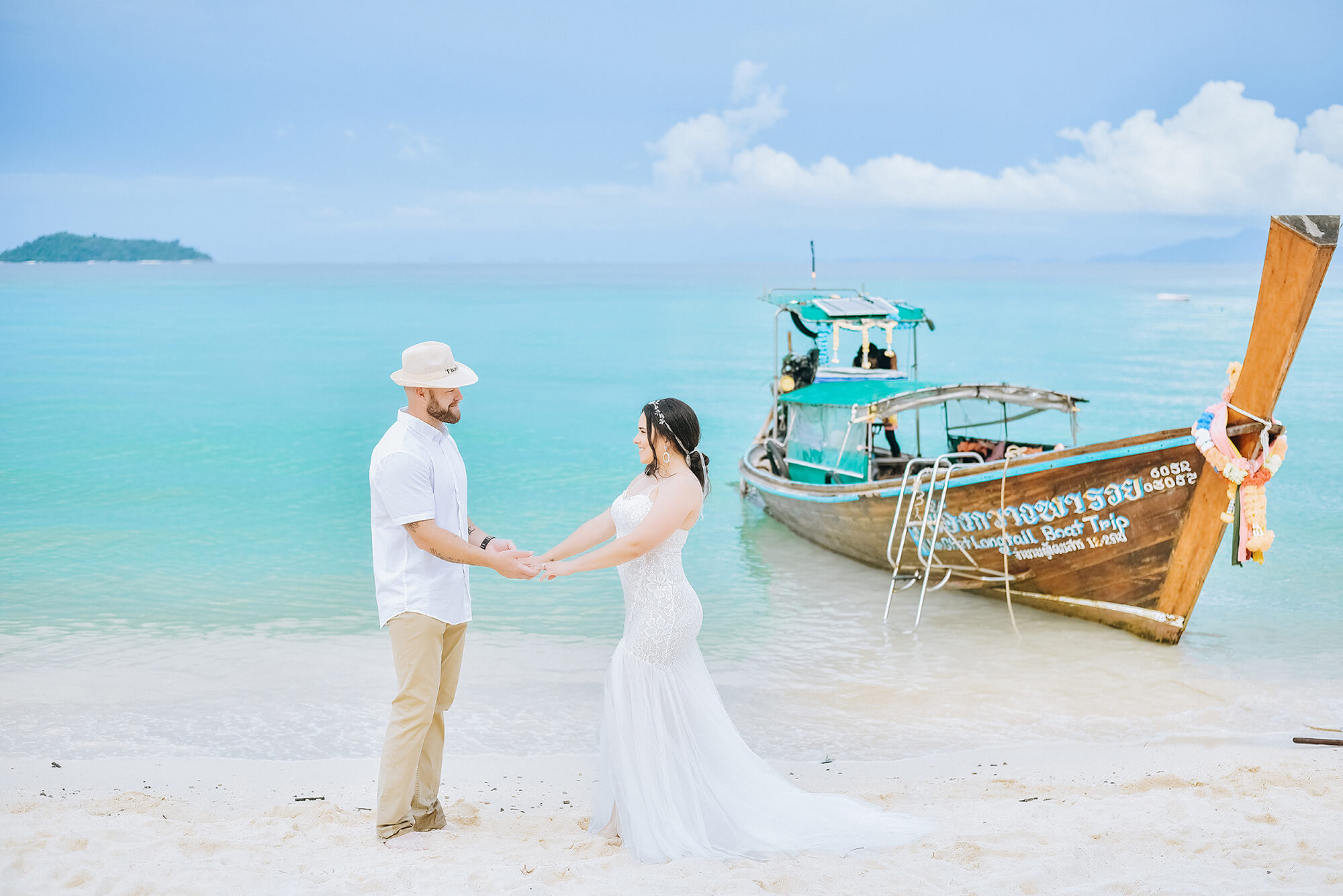 Romantic photographer at Phi Phi Island