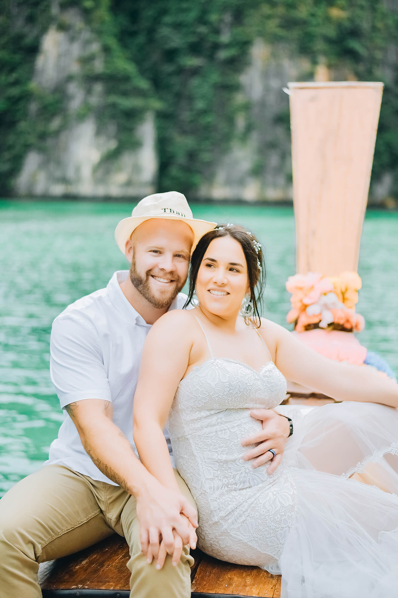 Romantic photographer at Phi Phi Island