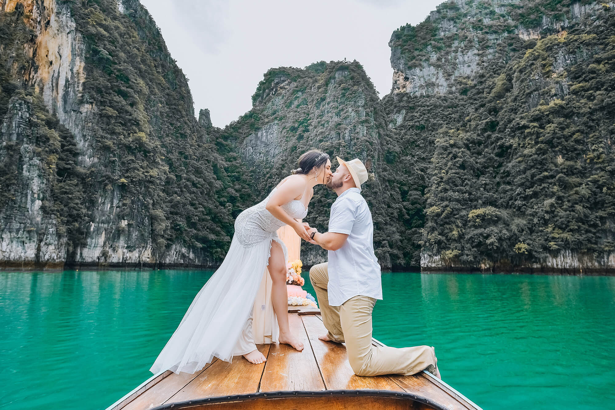 Romantic photographer at Phi Phi Island