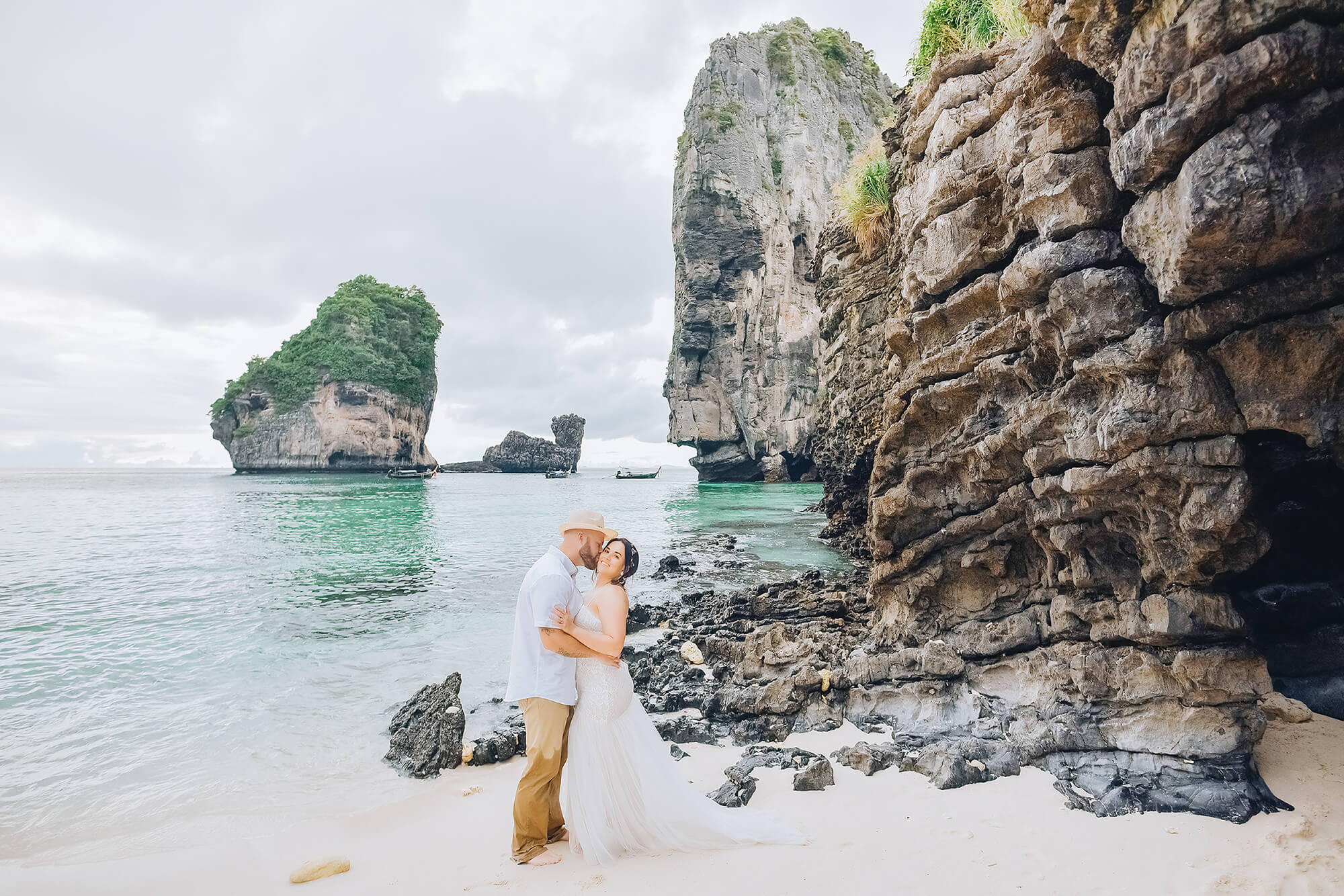 Romantic photographer at Phi Phi Island