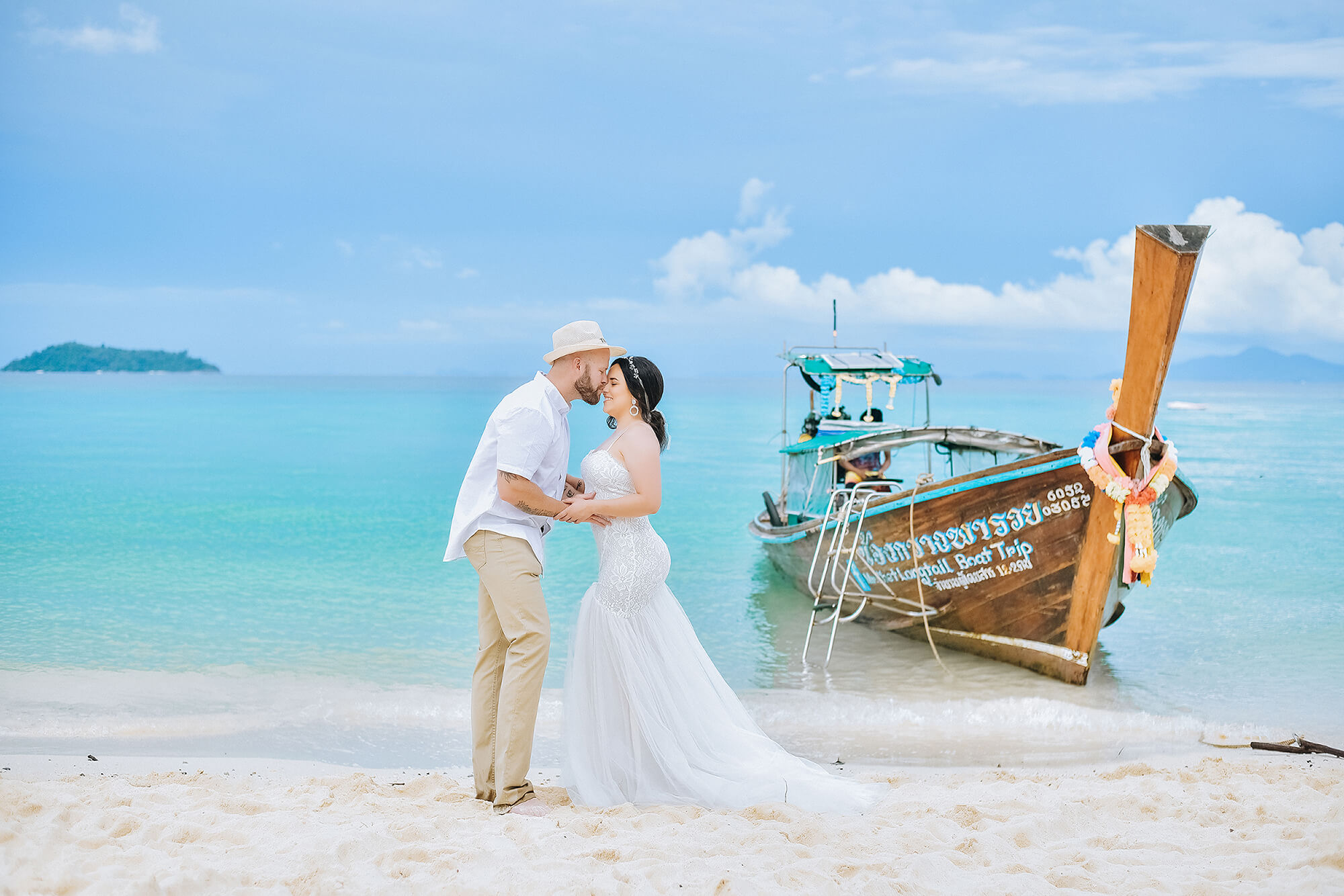 Romantic photographer at Phi Phi Island