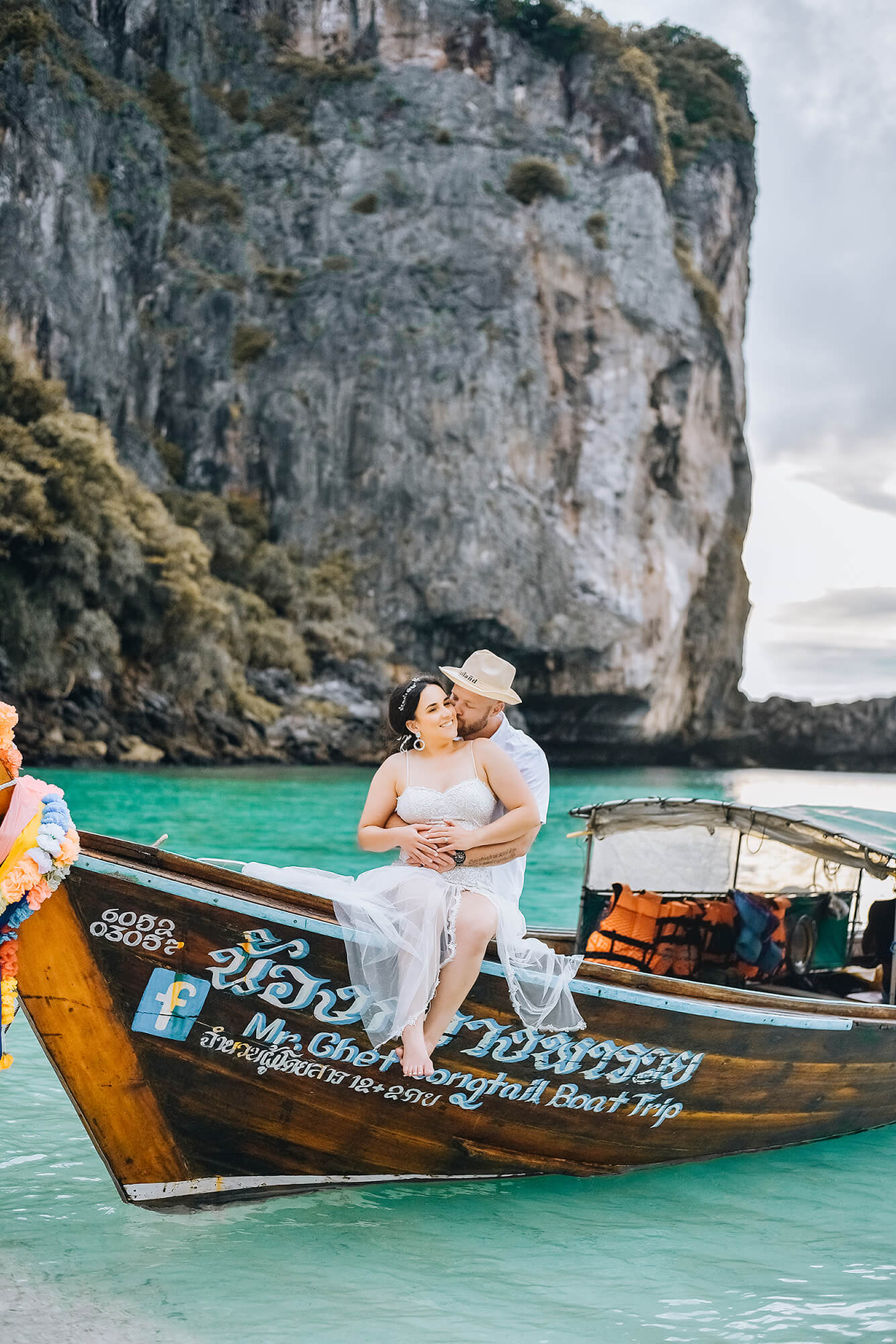 Romantic photographer at Phi Phi Island