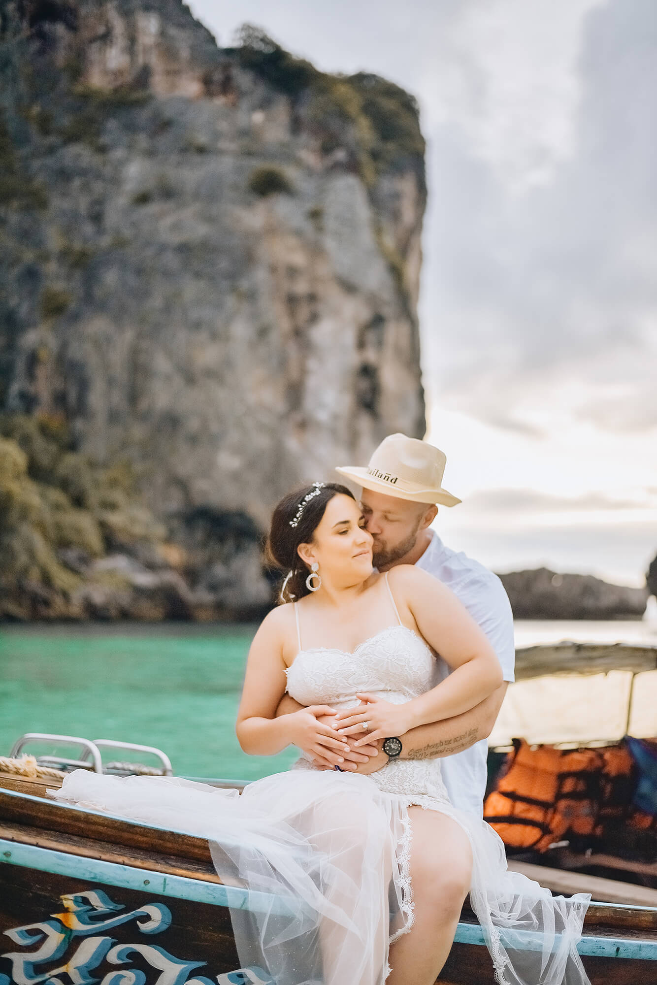 Romantic photographer at Phi Phi Island