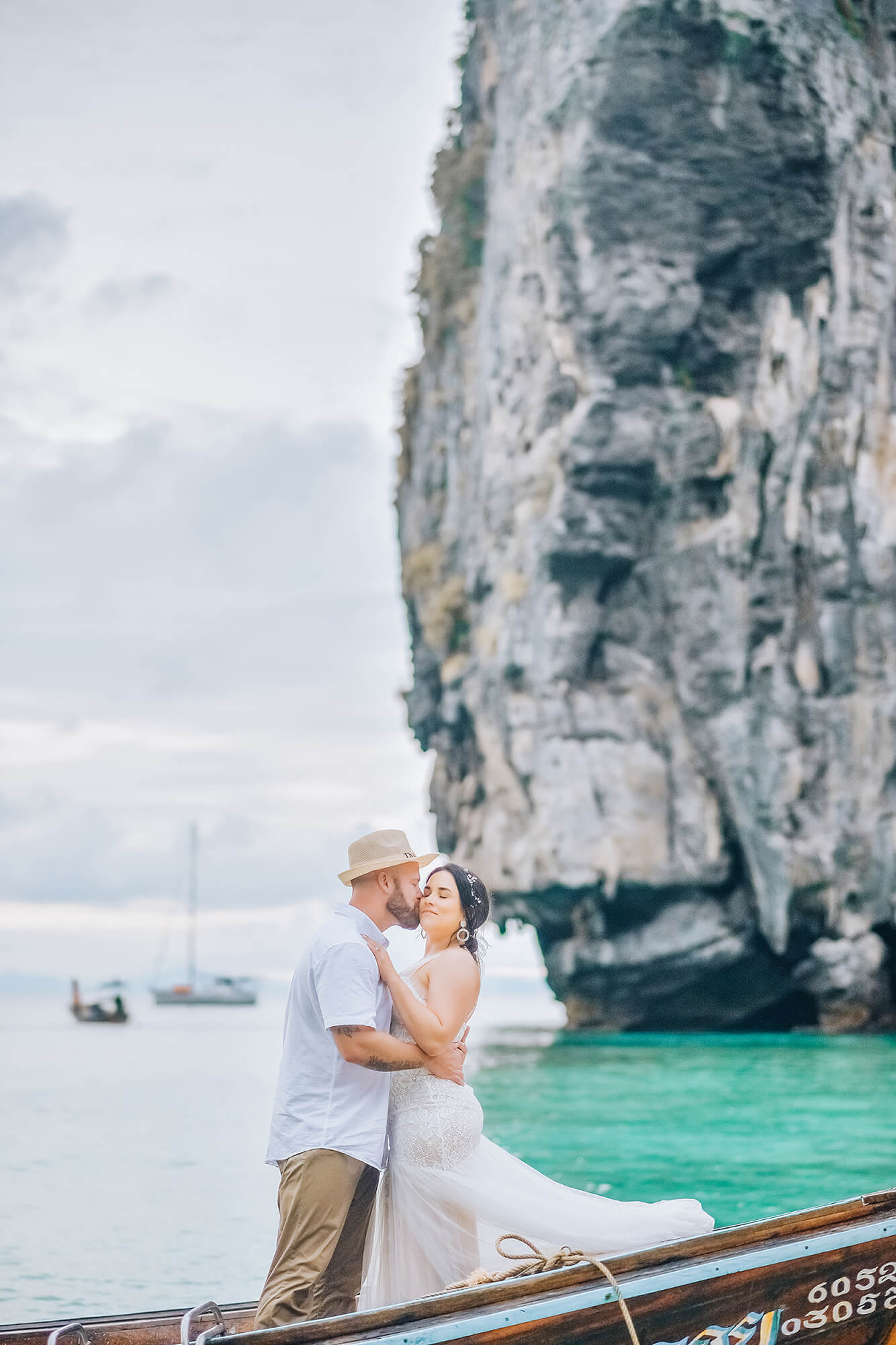 Romantic photographer at Phi Phi Island