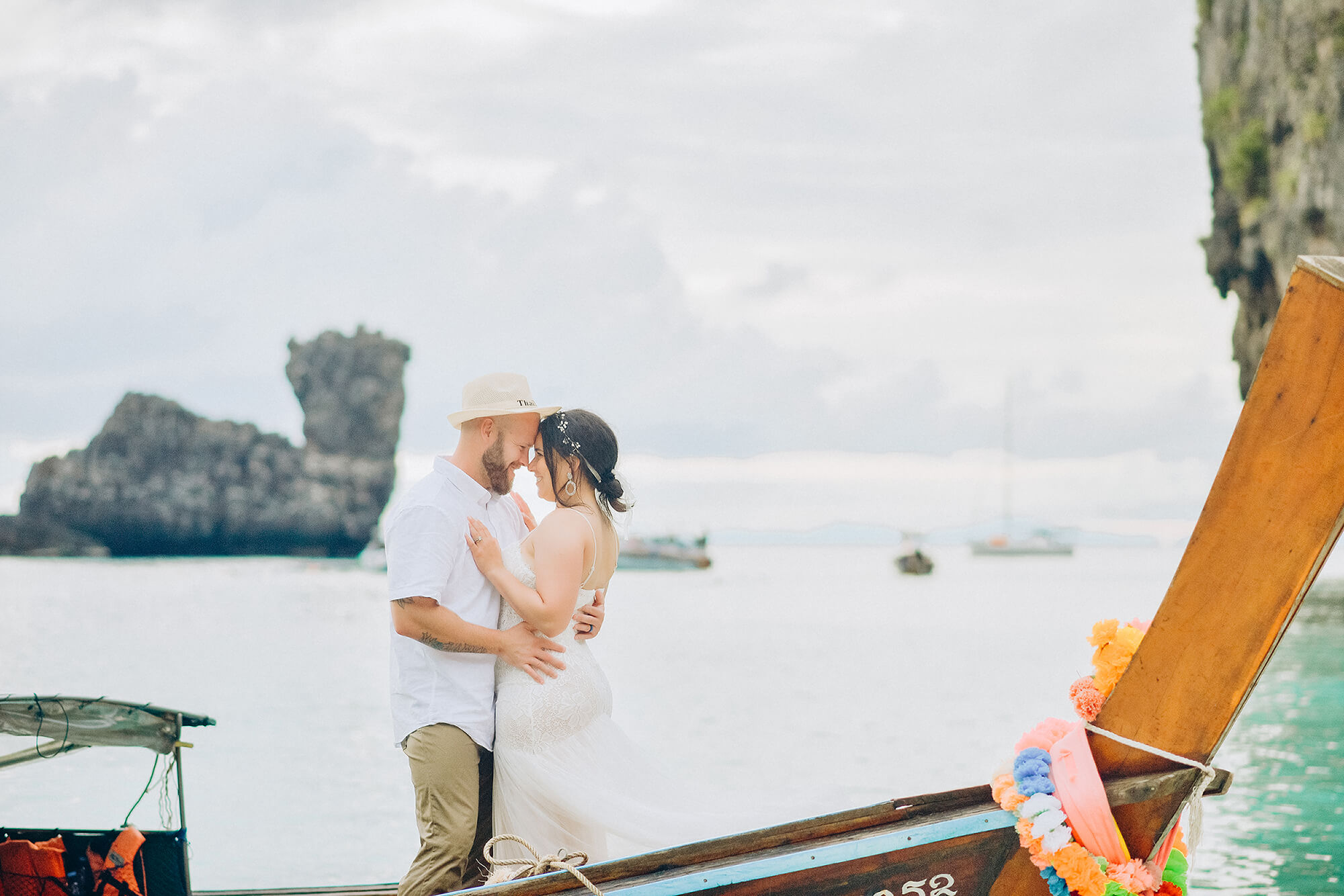 Romantic photographer at Phi Phi Island