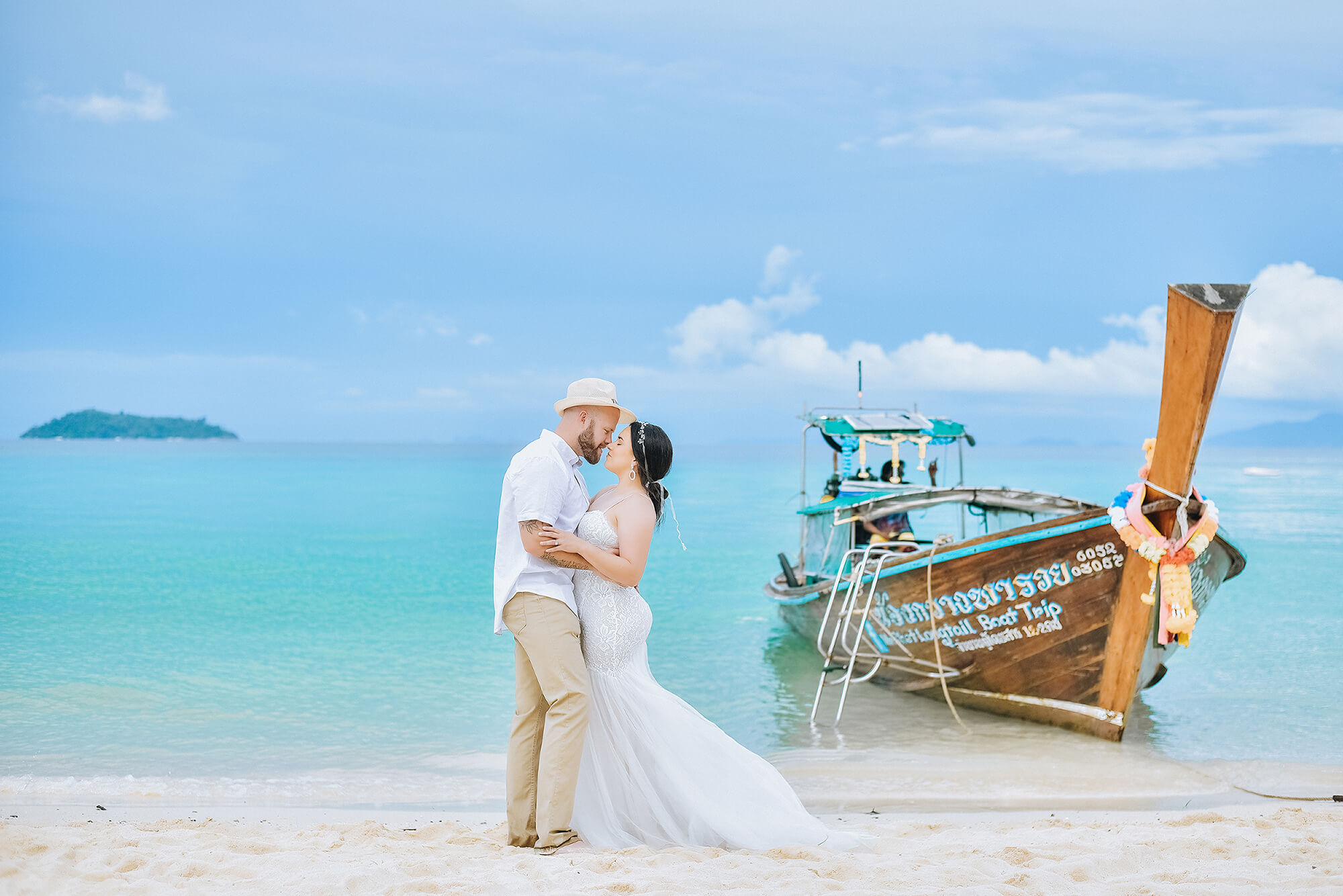 Romantic photographer at Phi Phi Island