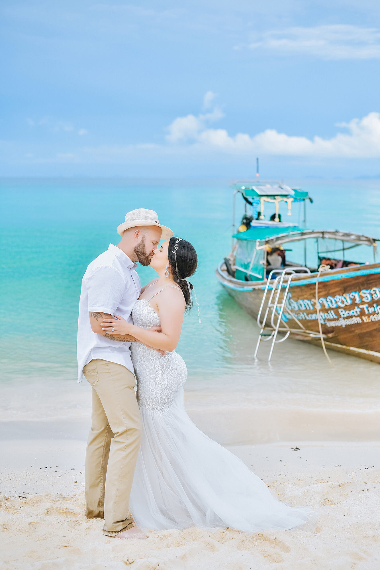 Romantic photographer at Phi Phi Island