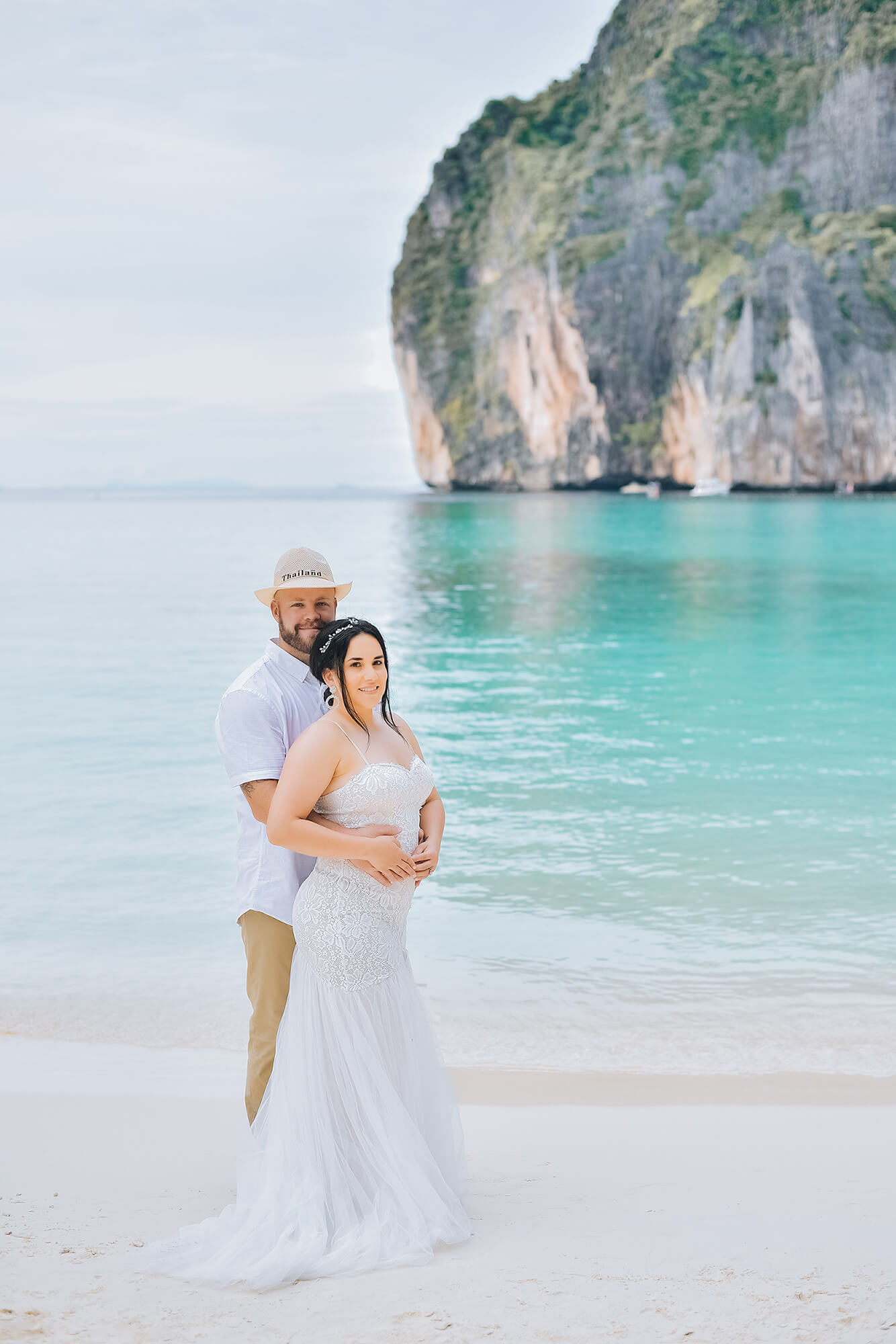 Romantic photographer at Phi Phi Island