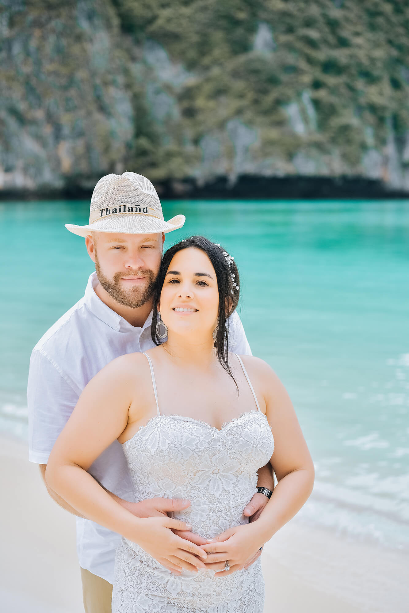 Romantic photographer at Phi Phi Island