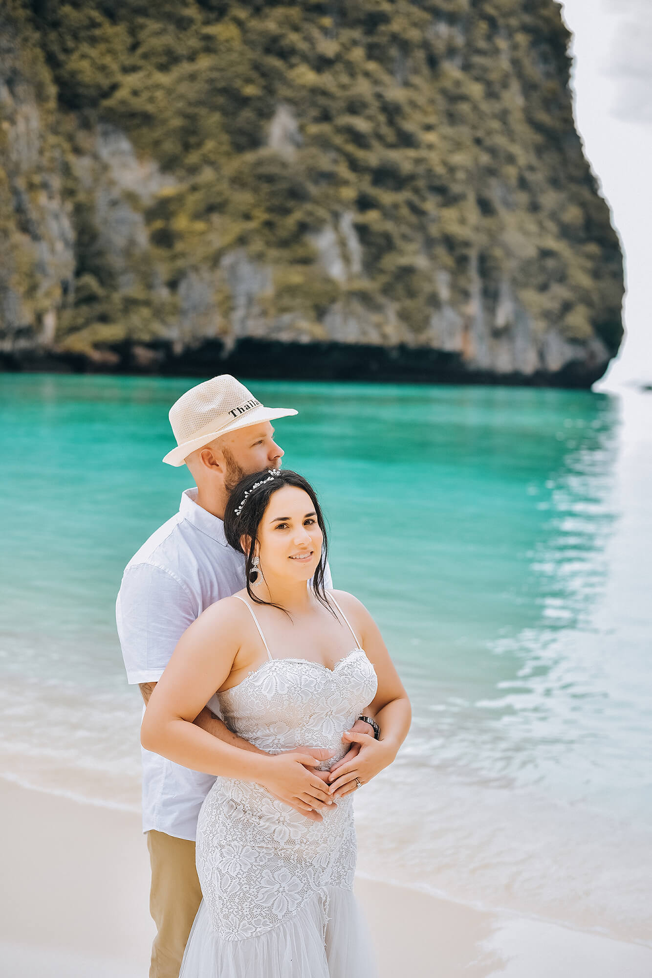 Romantic photographer at Phi Phi Island